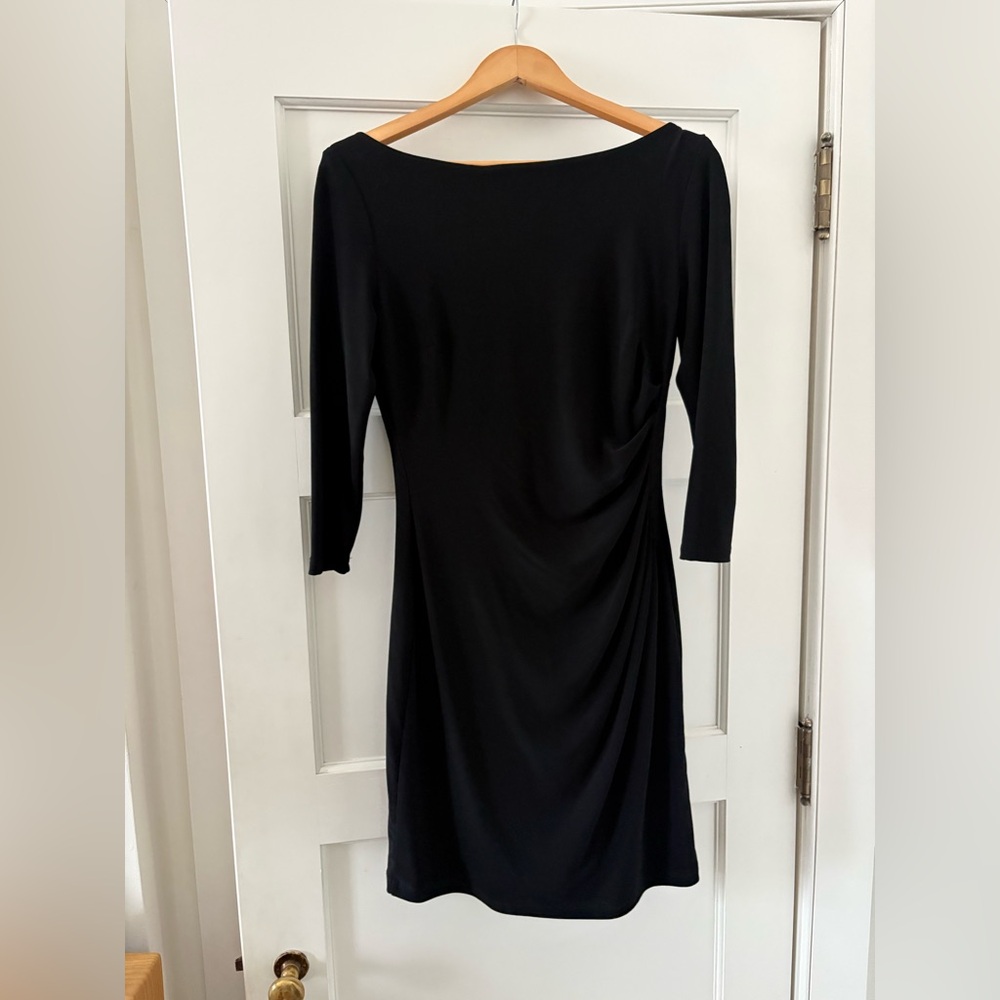 Lauren Ralph Lauren Classic Black Long Sleeve Dress